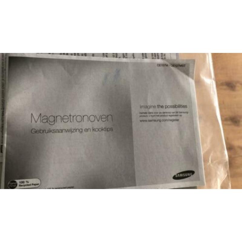 Samsung combimagnetron inclusief gebruiksaanwijzing