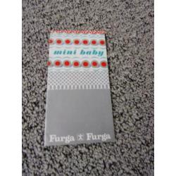 uniek FURGA mini babypoppen boekje jaren 60/vintage poppen