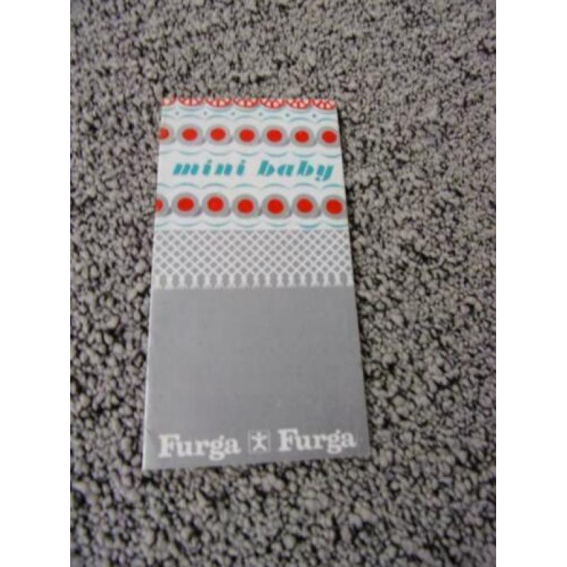 uniek FURGA mini babypoppen boekje jaren 60/vintage poppen