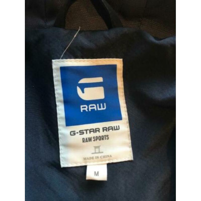 Blauwe G-star jas, maat M