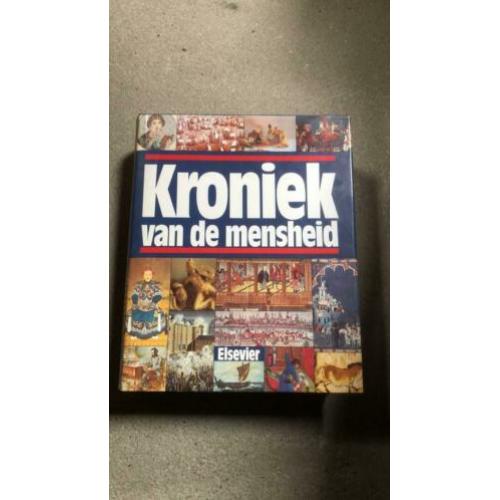 Oud boek uit de jaren ‘90 Kroniek van de mensheid
