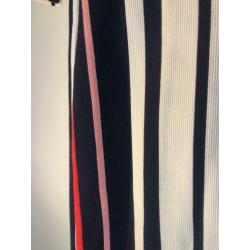 Crème de la crème jurk in blauw/wit/rood/roze maat M