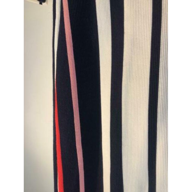 Crème de la crème jurk in blauw/wit/rood/roze maat M