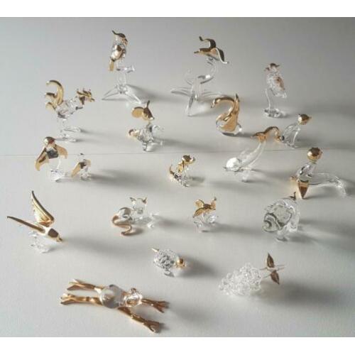 Exclusive Gold Plated crystal glass NIEUW
