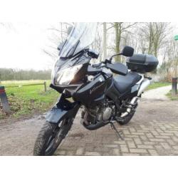 Suzuki DL1000 V-Strom, Zwart, 20724km, Middenbok, Schadevrij