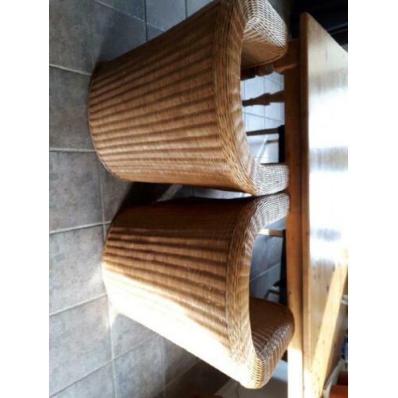 Rieten stoelen