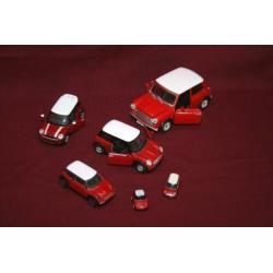 mini 6 stuks van 3 toto 15 cm