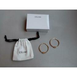 Celine oorbellen knot hoops creolen.