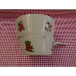 113 Regout ovenschalen voor Blue Band, zgan