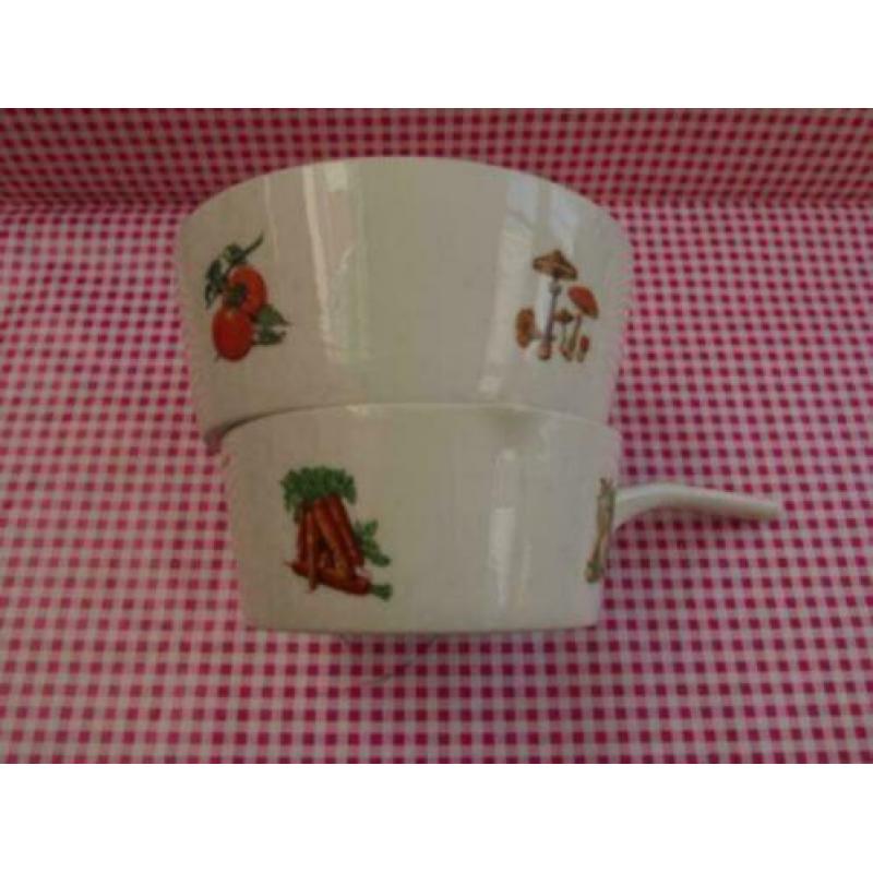 113 Regout ovenschalen voor Blue Band, zgan