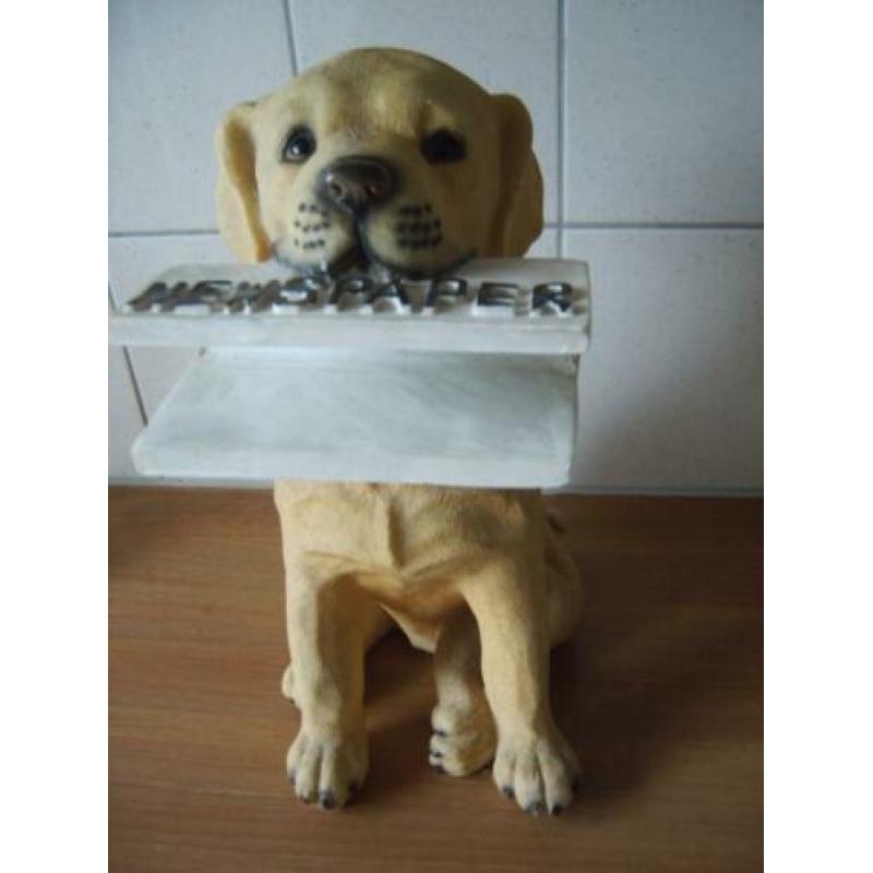 Labrador/ Retriever Kranten/tijdschriften hond 35 cm