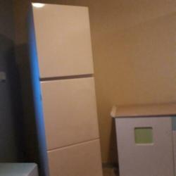 Siematic hoogglans keukenkast met inbouw koelkast