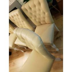 6 comfortable stoelen