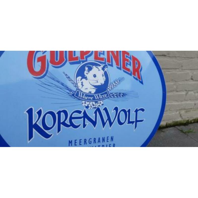 Reclamebord Gulpener Korenwolf
