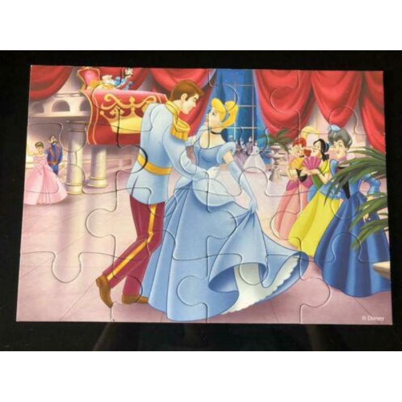 Disney Puzzels Princess (4 puzzels) Goed als nieuw!