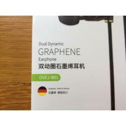 Dual dynamische grafeen oortelefoon met microfoon