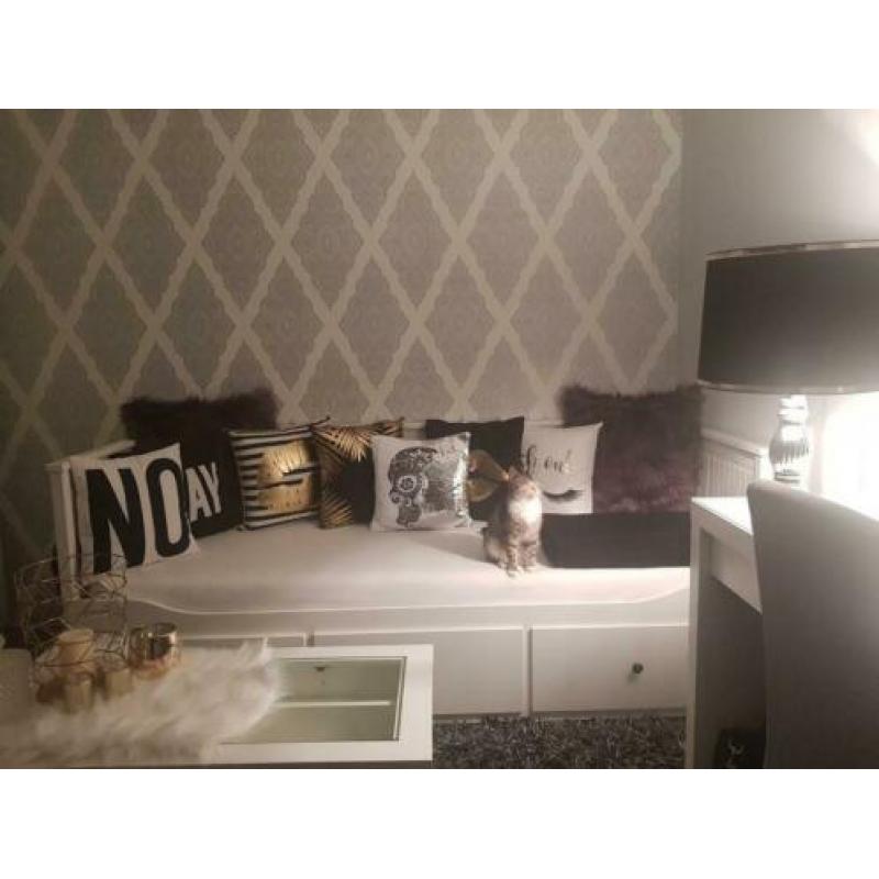 Ikea Hemnes bed-bank wit