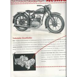 Zundapp norma folder (uitklap )