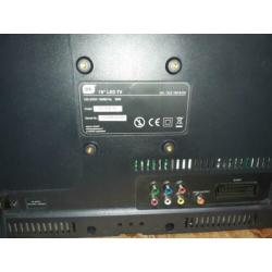 Compacte LED tv zonder voet