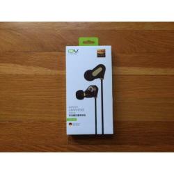 Dual dynamische grafeen oortelefoon met microfoon