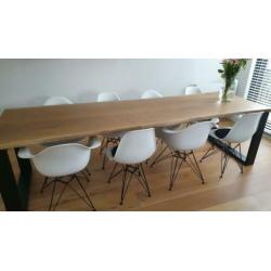 Kuipstoelen wit 4x