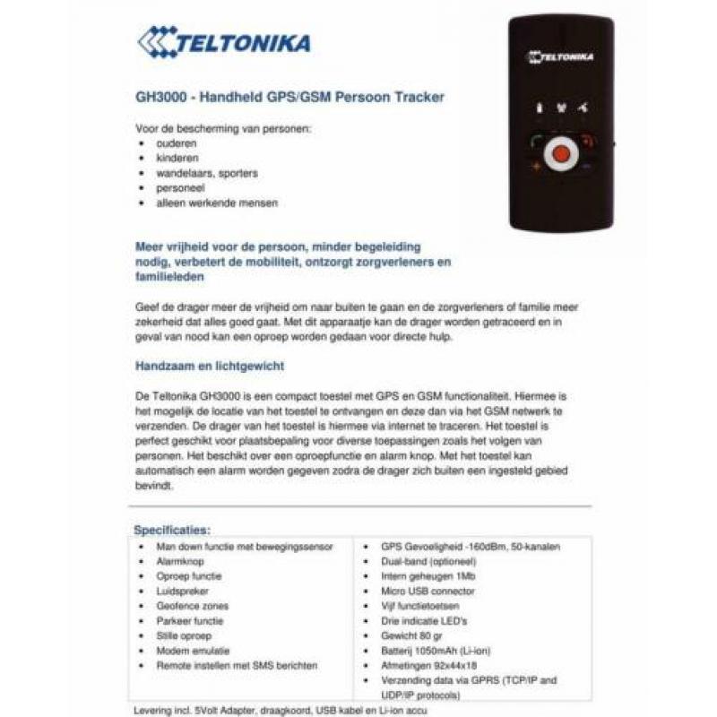 Teltonika gh3000 gps/gsm tracker.