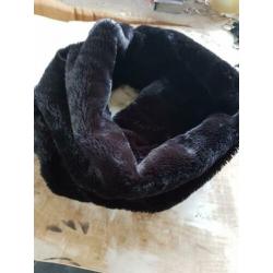 Faux fur stola