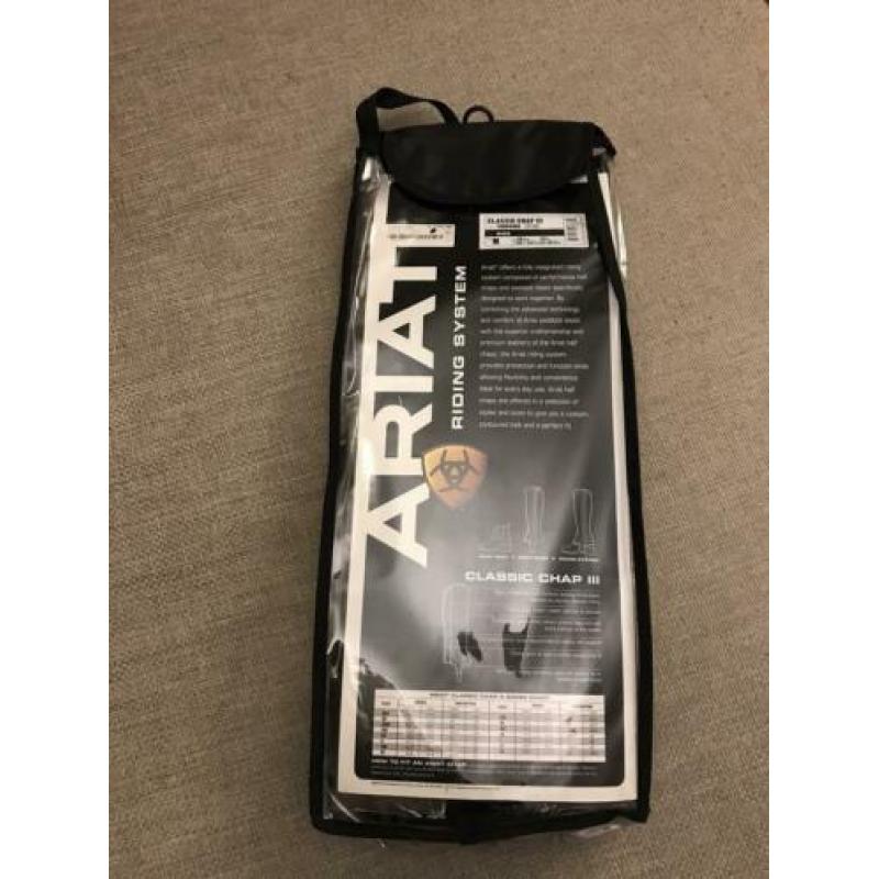 Nieuw Ariat Classic Chaps III, maat M, zwart