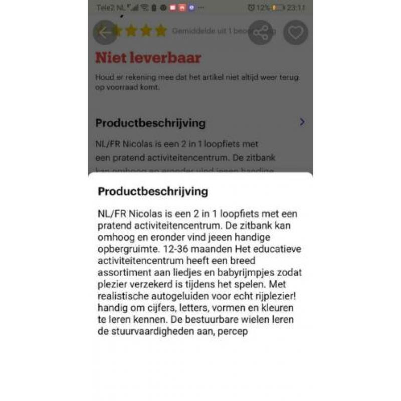Clementoni Nicolas de sprekende loopwagen
