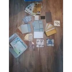 (7) groot condeleance pakket kaarten maken karton papierblok