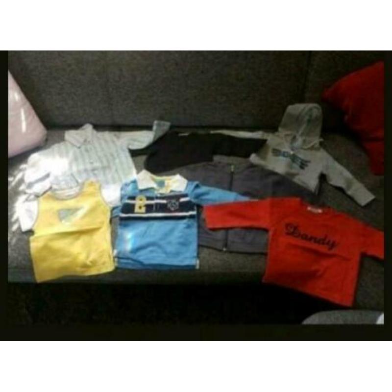 Pakket merk baby kleding jongen 74/80 (pakket 11)