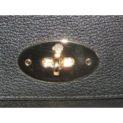 Mulberry Mini Lilly Glossy Goat Black goudkleurige hardware
