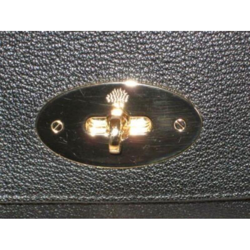 Mulberry Mini Lilly Glossy Goat Black goudkleurige hardware