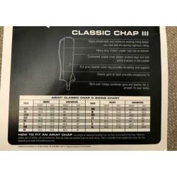 Nieuw Ariat Classic Chaps III, maat M, zwart