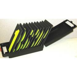 Pitboard 4 rijen met cijfers en letters