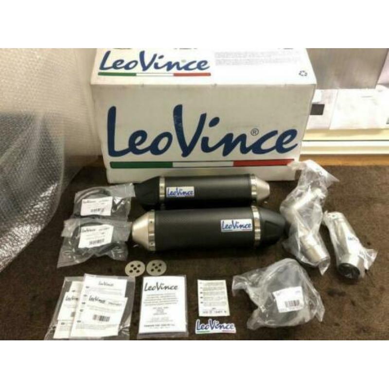 LeoVince carbon uitlaten dempers Yamaha YZF-R1 R1 2009-2014