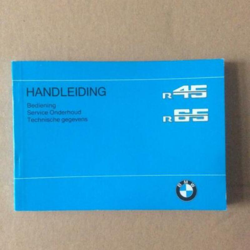 Handleiding BMW R45 en R65 - Nederlands instructieboekje