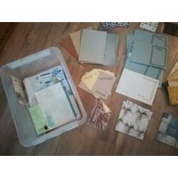 (7) groot condeleance pakket kaarten maken karton papierblok
