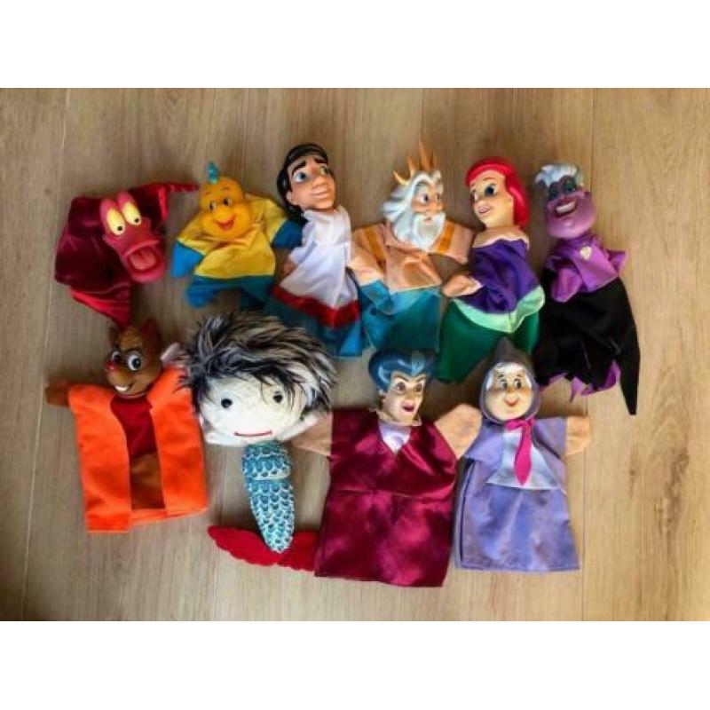 10 poppen handpoppen mermaid zeemeermin AH Disney puppets