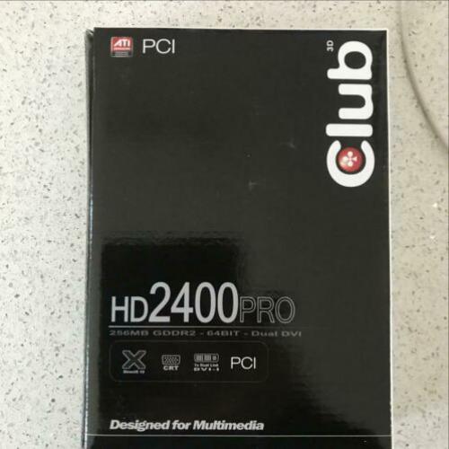 Nooit gebruikte videokaart HD 2400 PRO
