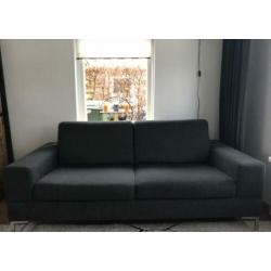 Mooie 3 zits bank kleur antraciet/zwart