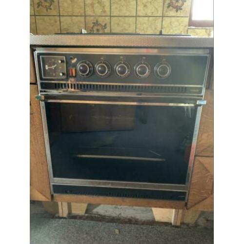 Gas oven met draai grill