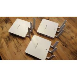 3 x Wifi AccessPoint Edimax Pro WAP1750 PoE zonder Voeding
