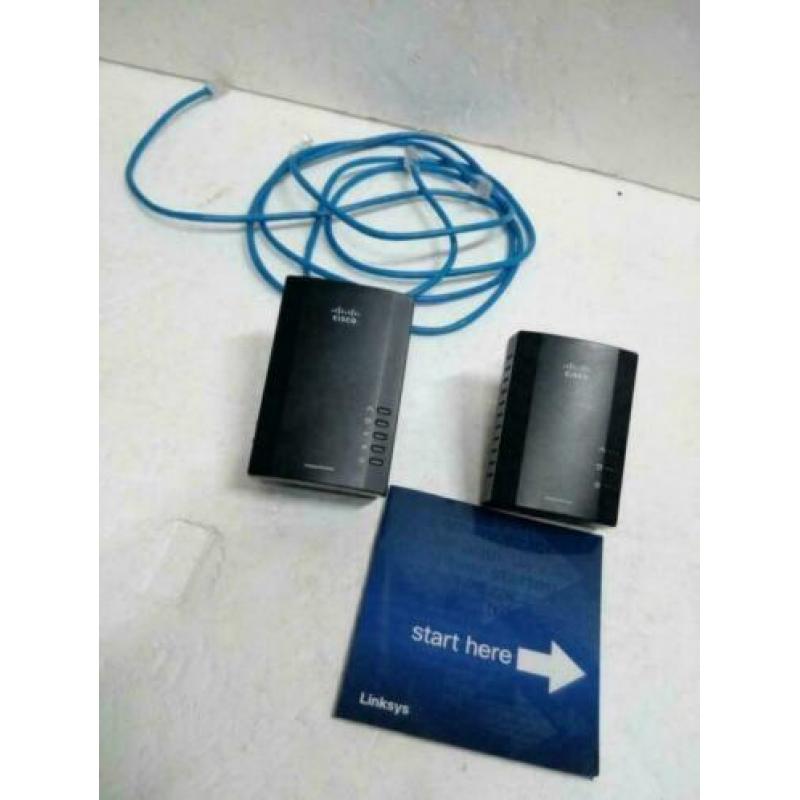 Cisco plw400 powerline adapters met wifi 300mb sec