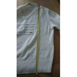 Mc Gregor mcgregor witte sweater sweater trui 100% katoen M