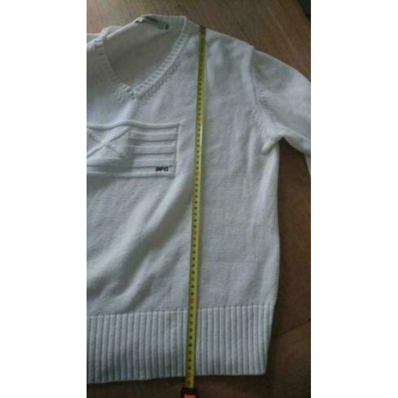 Mc Gregor mcgregor witte sweater sweater trui 100% katoen M