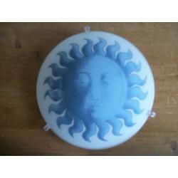 Plafondlamp met Blauwe Zon - 31 cm – zgan