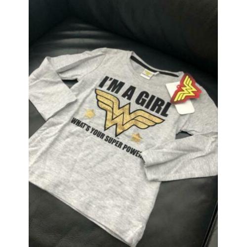 Nieuw Wonder Woman maat 92 trui