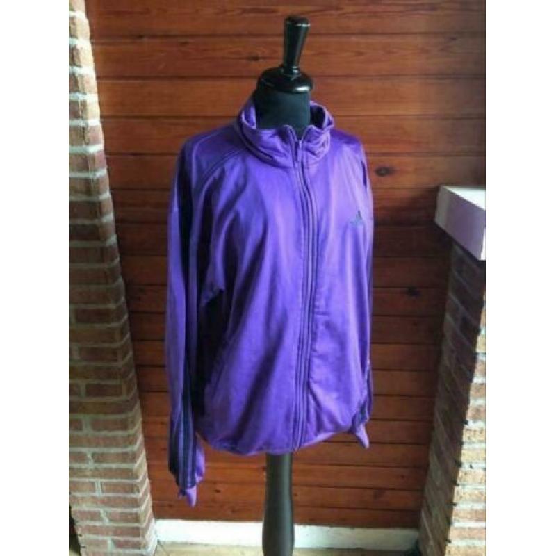 Schitterend mooi orgineel adidas jasje maat L