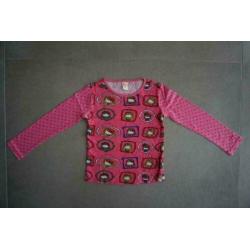 ZGAN Frendz Roze Shirt Shirtje Longsleeve, Popjes, Mt. 116